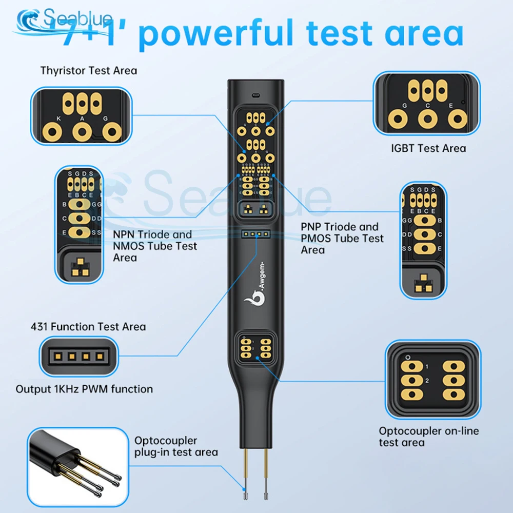 TO2/TO2P Multi functional Optocoupler Testing Machine Online Testing Tool Electronic Maintenance Tester For IGBT NPN NMOS PNP