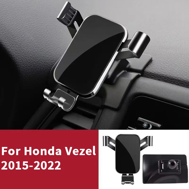 

For Honda Vezel 2015-2022 Dashboard Air Vent Mount Clip Gravity Phone Holder