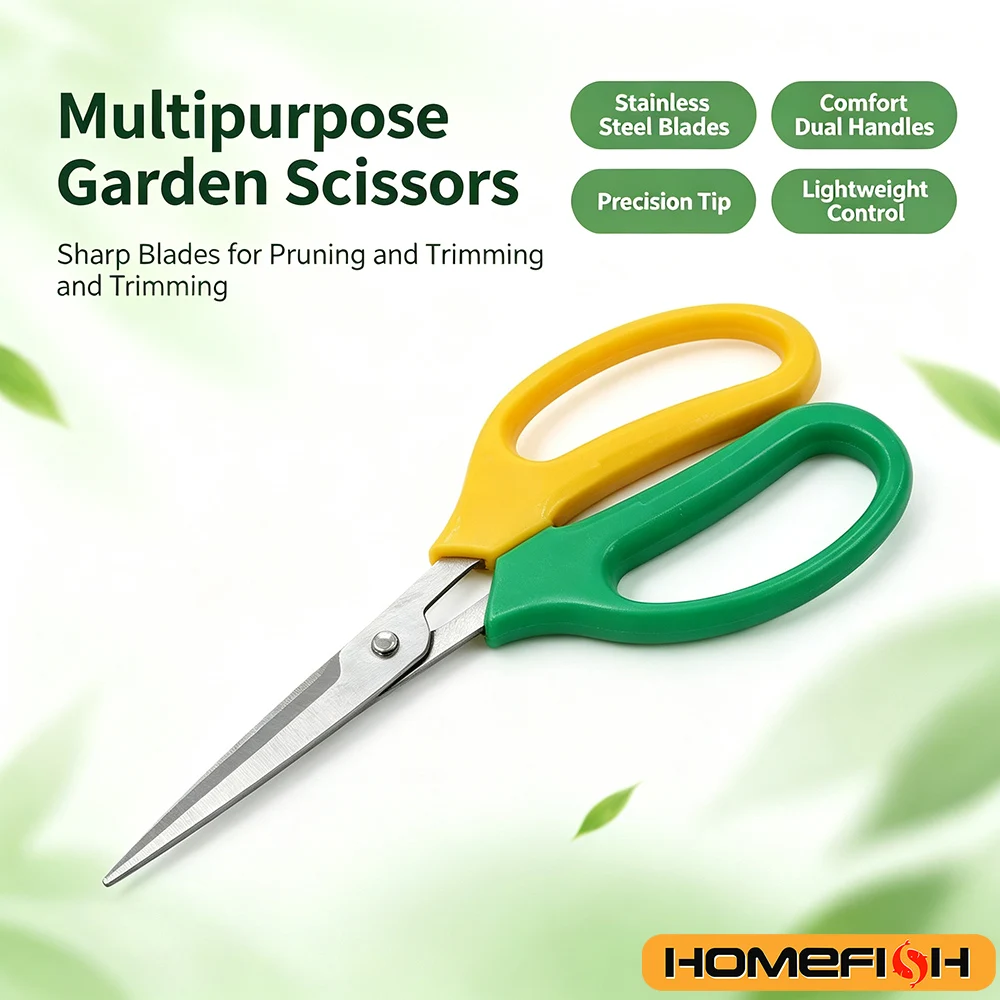 Garden Fruit  Grape Pruning Tool  Alice Multifunctional Scissors Sturdy Design with Soft Grip Handles