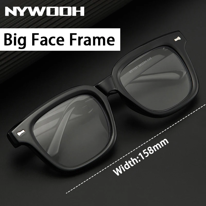 Классическая винтажная оправа для очков унисекс, сверхлегкая TR90, большая квадратная оправа, весенний храм, оптические очки с защитой от синего света