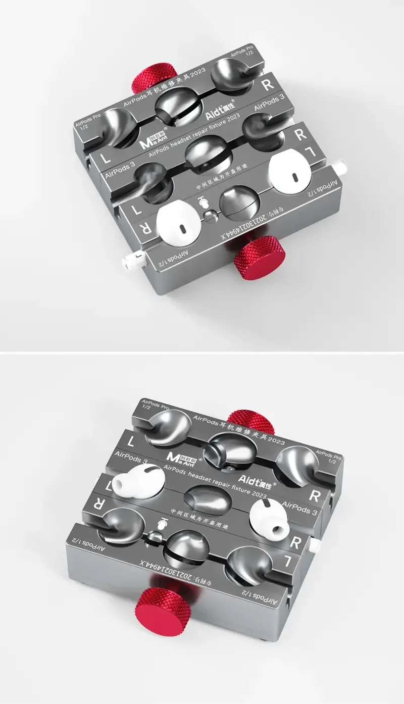 MaAnt P1 Rotierende Kopfhörer-Reparaturhalterung zum Öffnen der Abdeckung für Air Pods 1. und 2. Generation, Ersatz-Separationswerkzeug – Detail 23