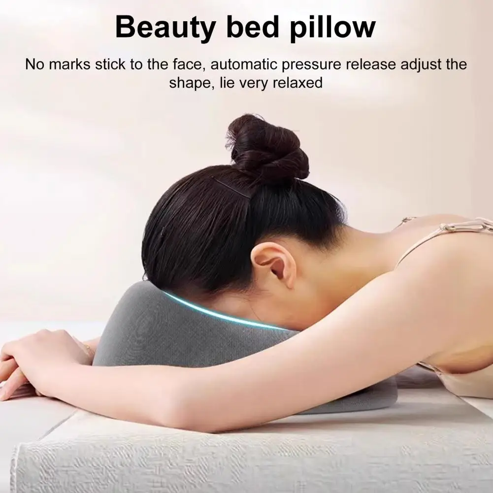 27cm Face Down Pillow Massage Headrest Pillow For Bed Prone Down Sleeping Breathable With Face Hole Post Eye Surgery Recovery