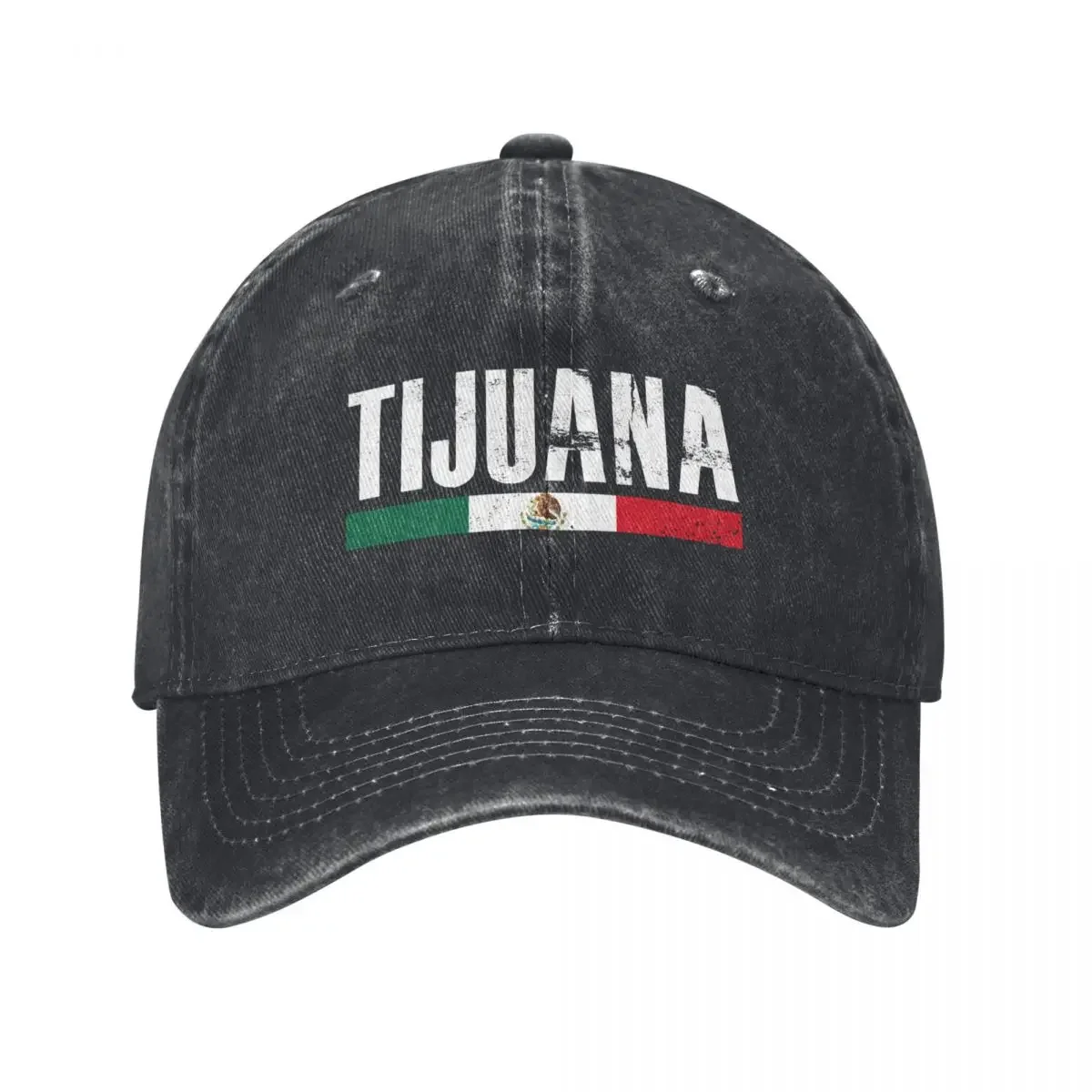 Tijuana Mexico Mexican Flag City State Baseball Cap Military Tactical Cap Luxury Brand Hood Kids Hat Boy Child Women's