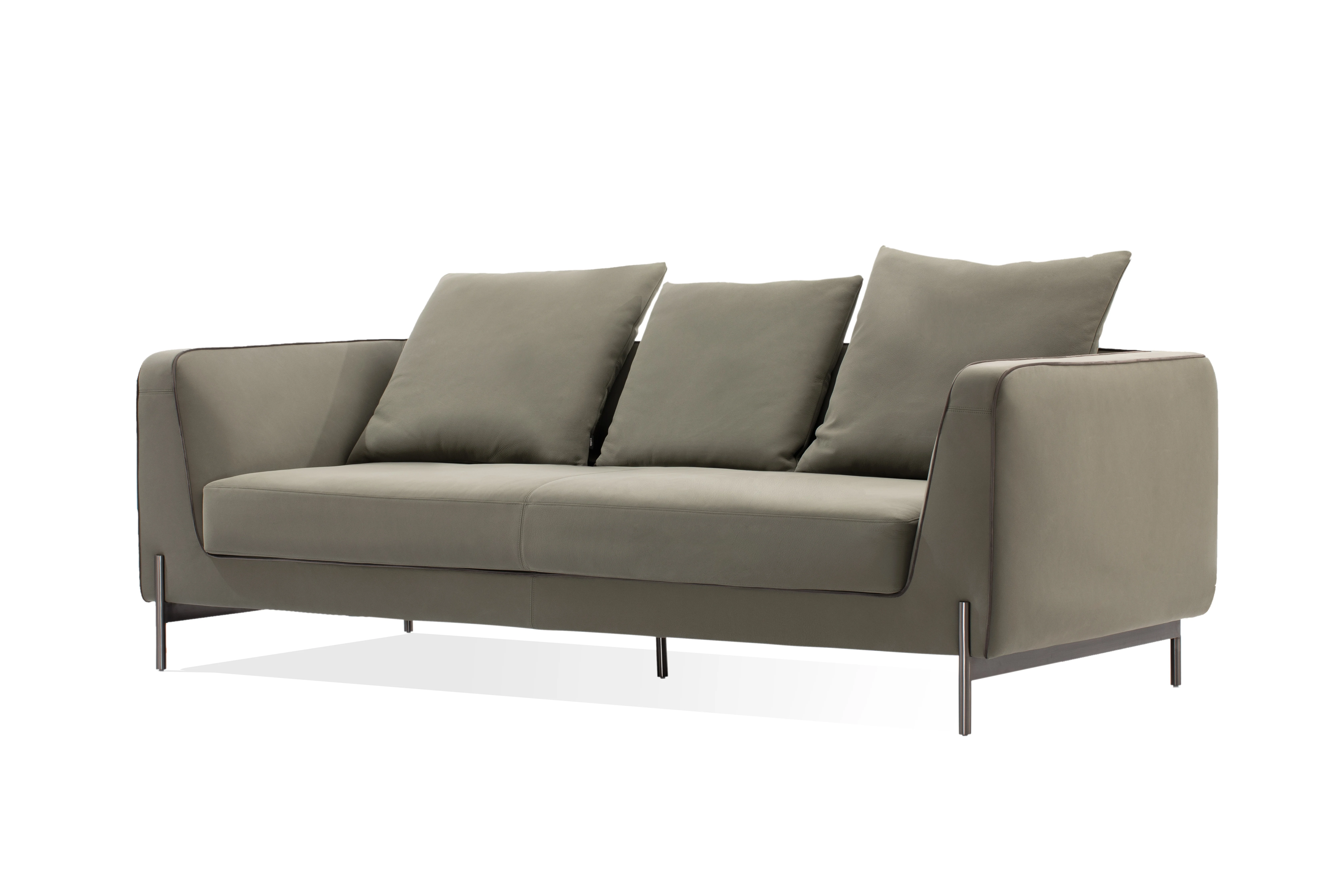 & Living room furniture high-end durable modern sofa segmented leather sofa