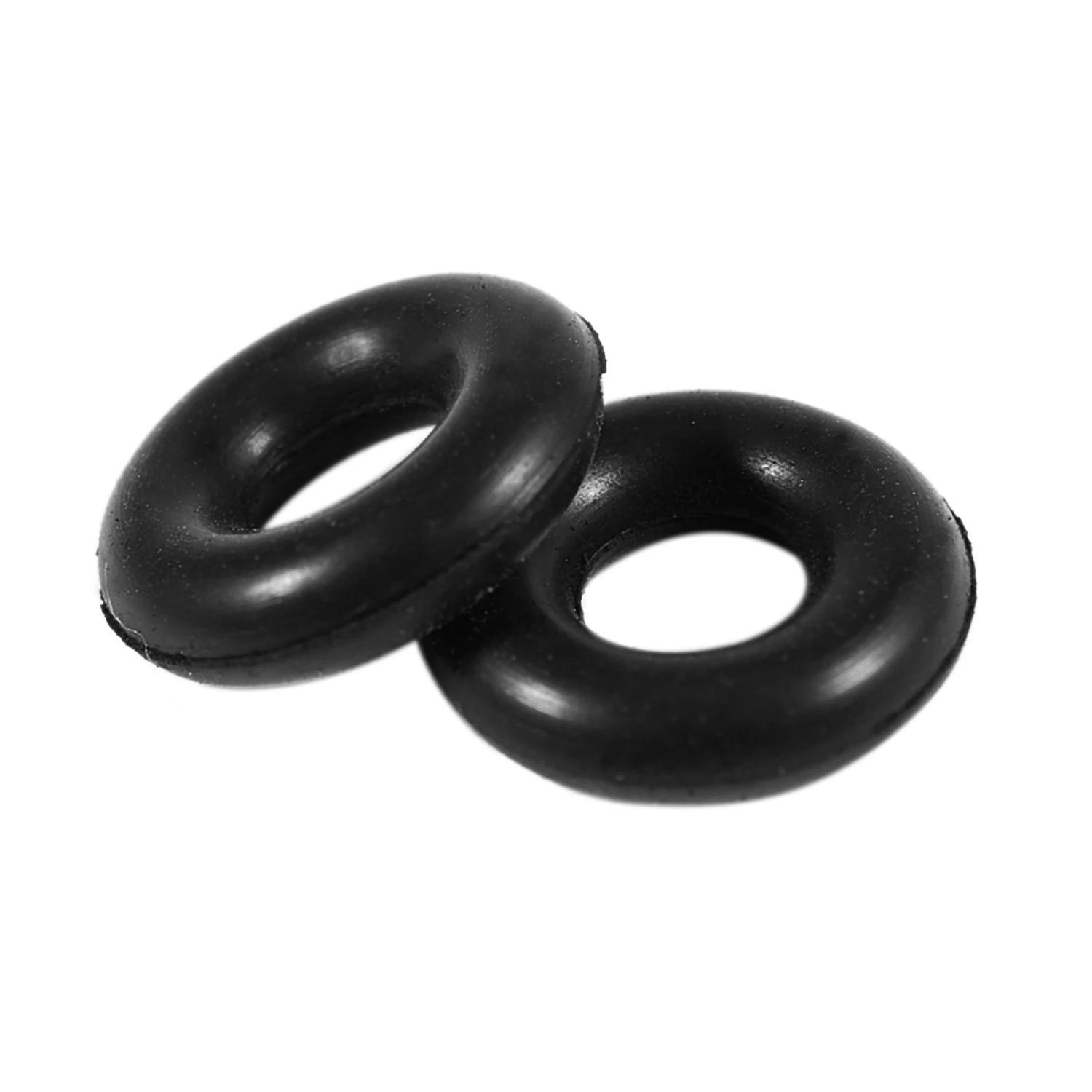 30 Pcs 2.5mm x 6.5mm x 2mm Rubber O Rings for Wacky Worm Fishing