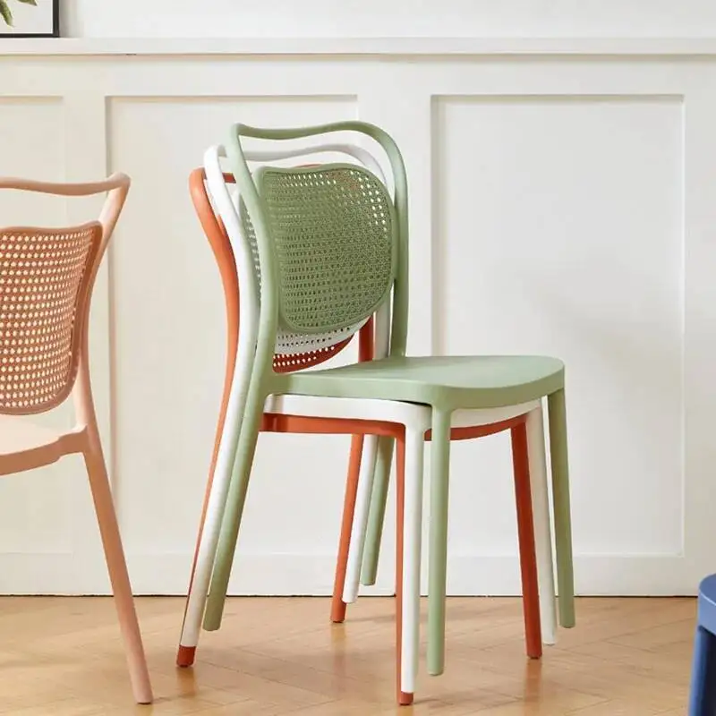 

Floor Plastic Chairs Living Room Relaxation Portable Designer Lounges Chair Modern Adults Sedie Da Pranzo Room Furniture MQ50KT