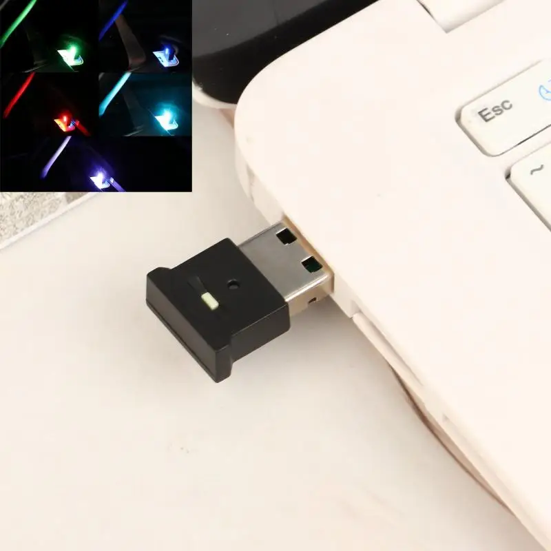 

1/2Pcs USB Led Ambient Light 5 Colors RGB Dynamic Gradient Brightness Adjustable Car Interior Atmosphere Lamp