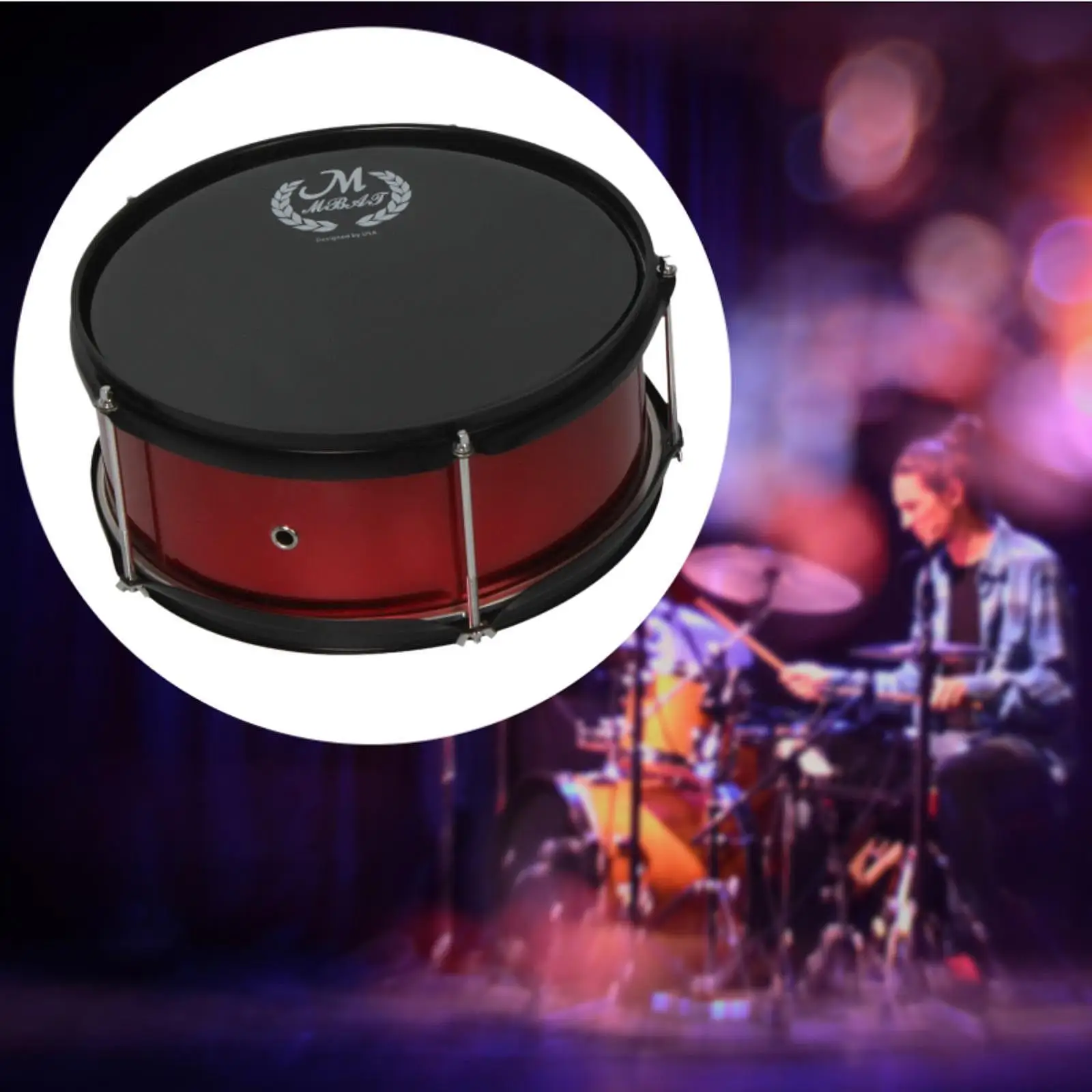 

Drum Head Pad Drum Parts Easy to Install Drum Head Patches for Drum Set