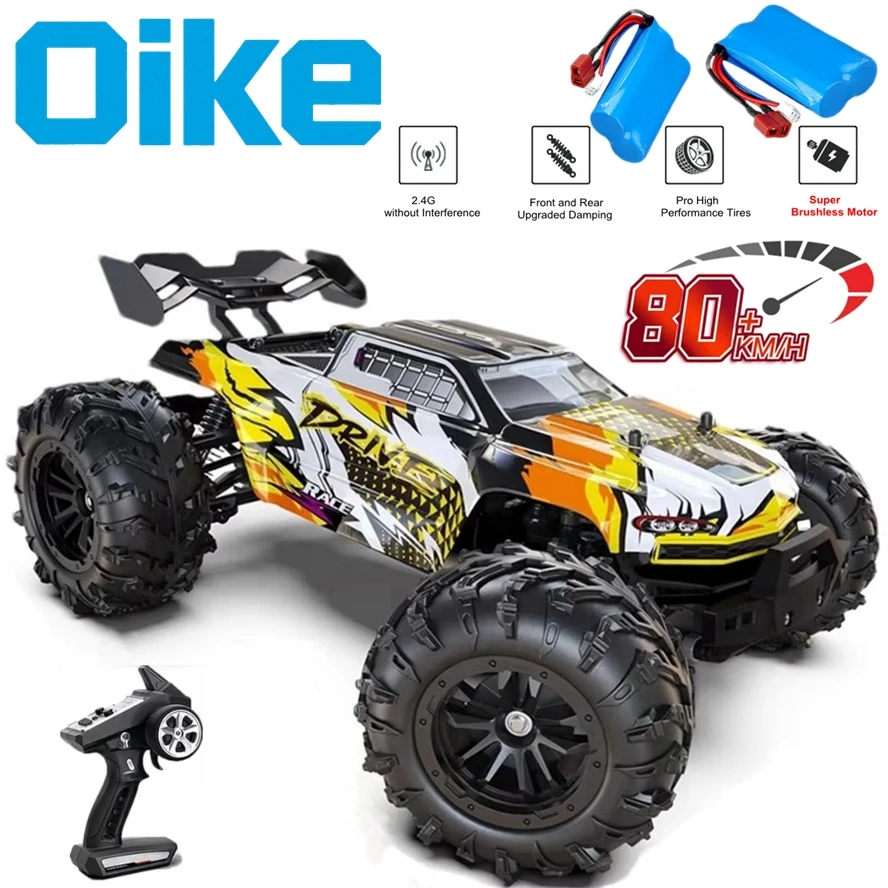 Oike Hobby 4WD Remote Control RC Car 40KM/H 50KM/H 80KM/H High Speed All Terrain Racing Drift 4X4 Waterproof Off-Road Truck Gift