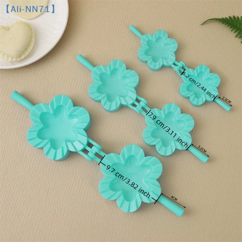 S/M/L 3 Model Kitchen Dumpling Mold Heart Butterfly Flower Shape DIY Dumplings Making Dough Press Pie Mold【NN71】