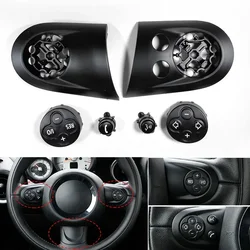 Car Steering Wheel Multifunction Audio Cruise Control Switch Button Trim Cover For BMW MINI Cooper R55 R56 R57 R58 R59 R60 R61