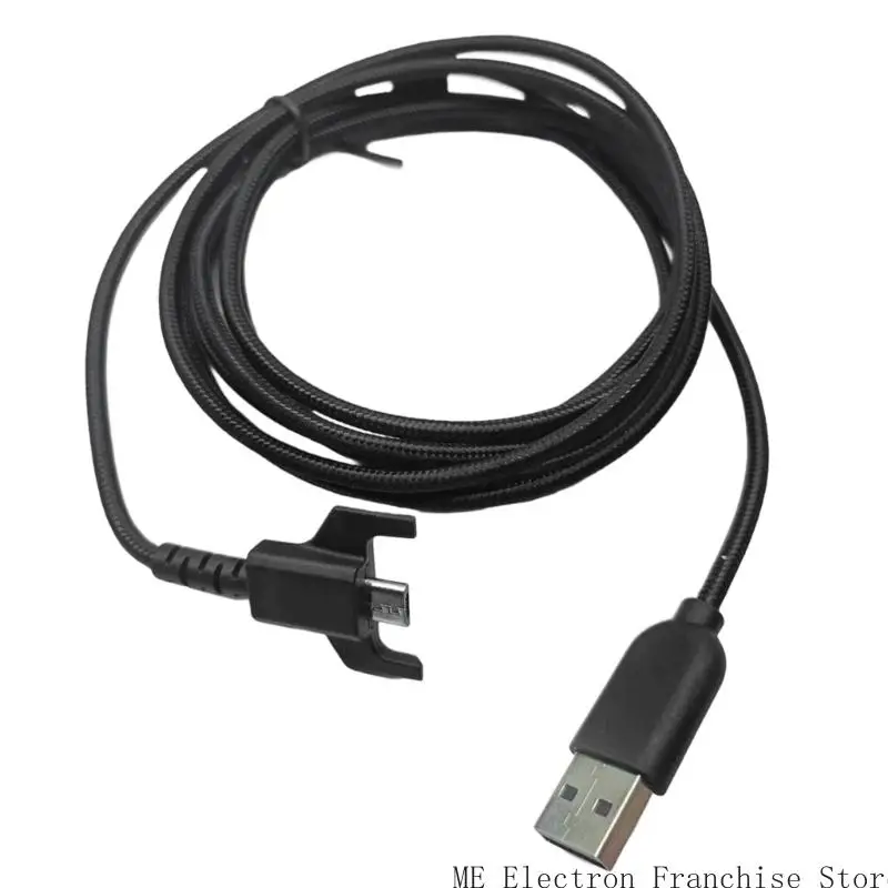 T5EA Long Last Mouse Charging Cord لـ GPW G903 G900 Mouse Power Wire لتوفير إمدادات طاقة مستقرة للاستخدام اليومي