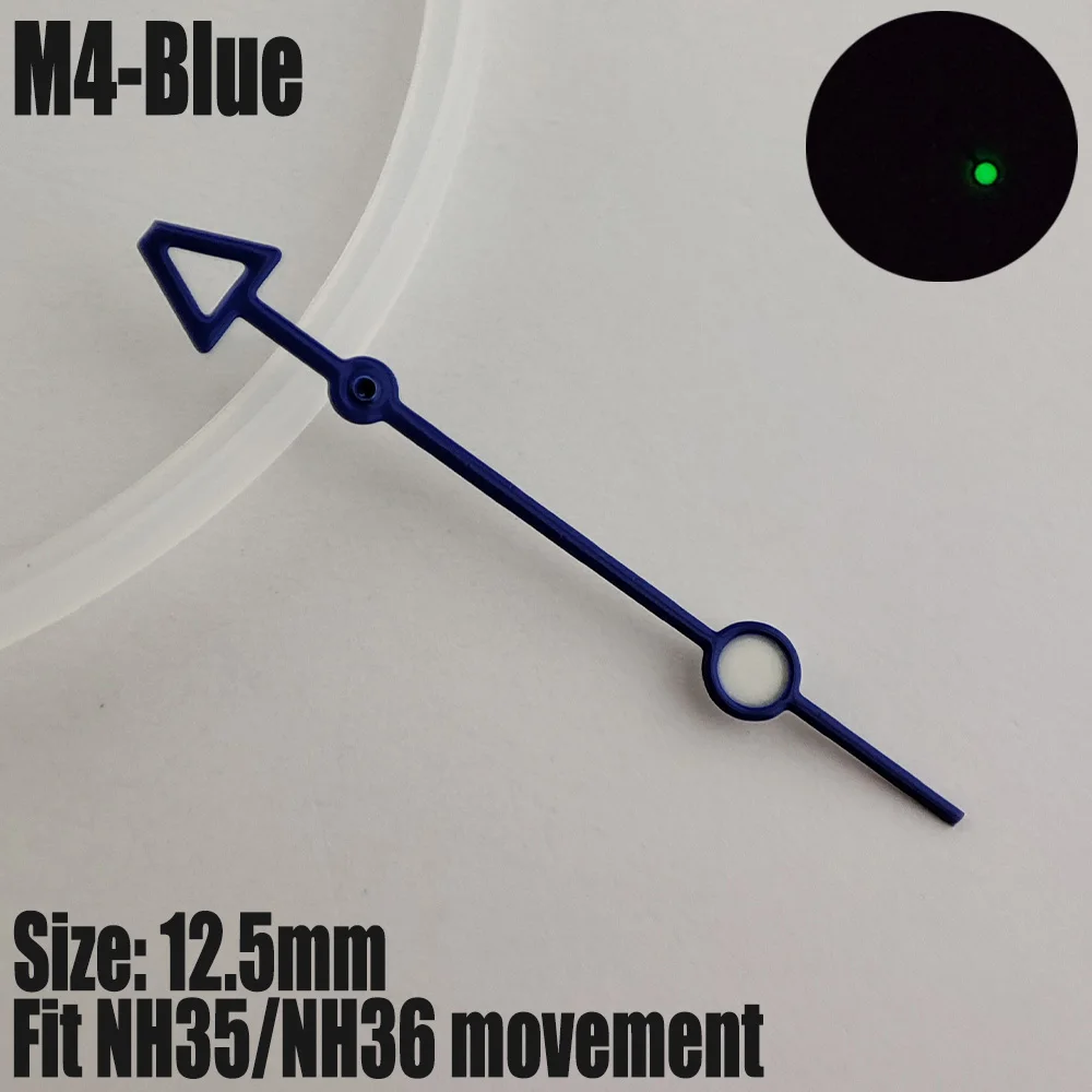 Watch Hands NH35/NH36 Hands Green Light Emitting Pointer NH35 Second Hands Watch Accessories Suitable For NH35/NH36 Movement m4