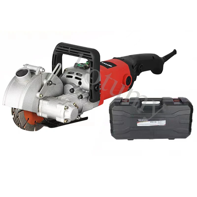 Electric Wall Slotting Machine Dust-free Steel Concrete Groove Cutting Machine Wall Chaser Machine Circular Saw Slotter
