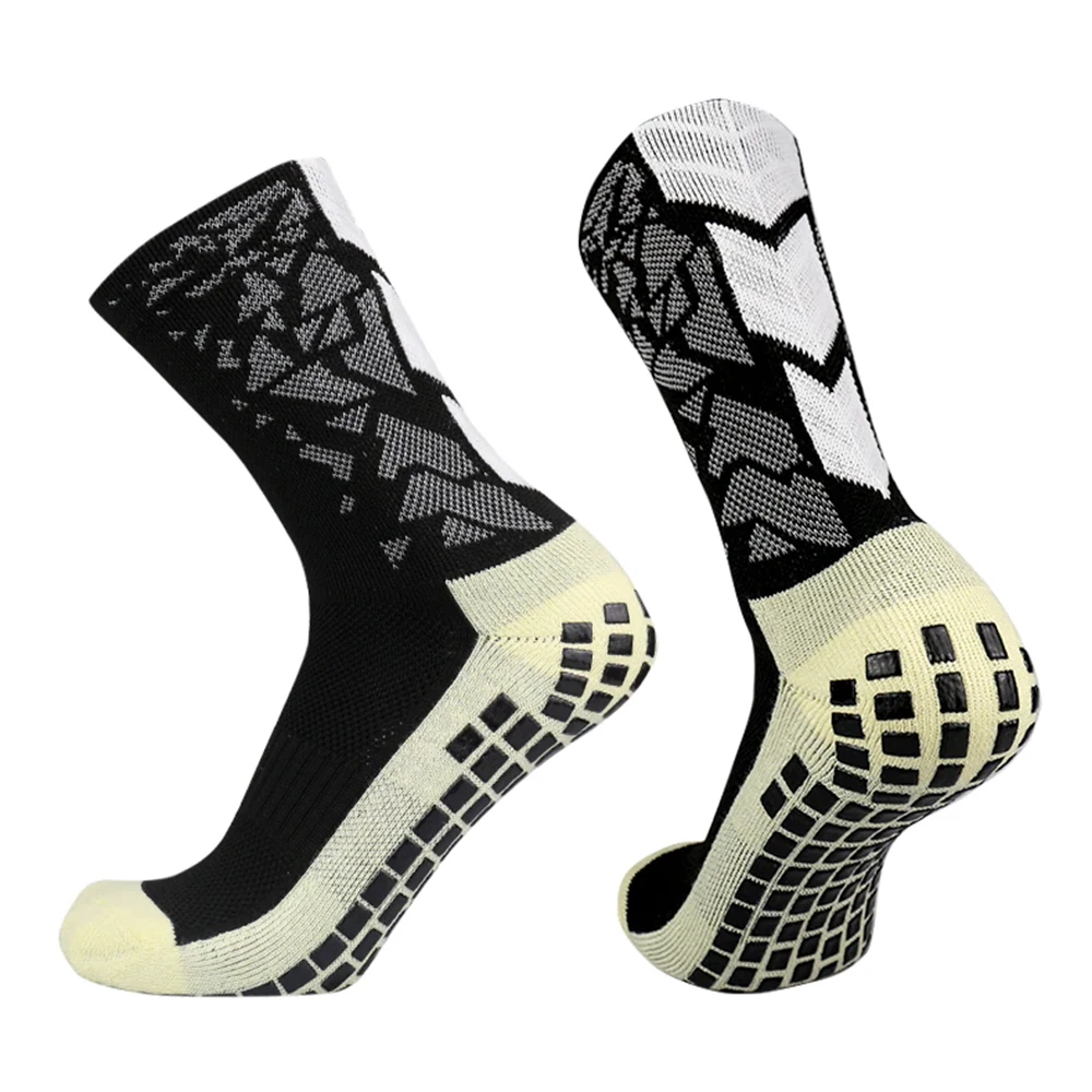 Calcetines de fútbol antideslizantes para hombre y mujer, medias gruesas y transpirables para deportes de fútbol, baloncesto, correr y ciclismo al aire libre