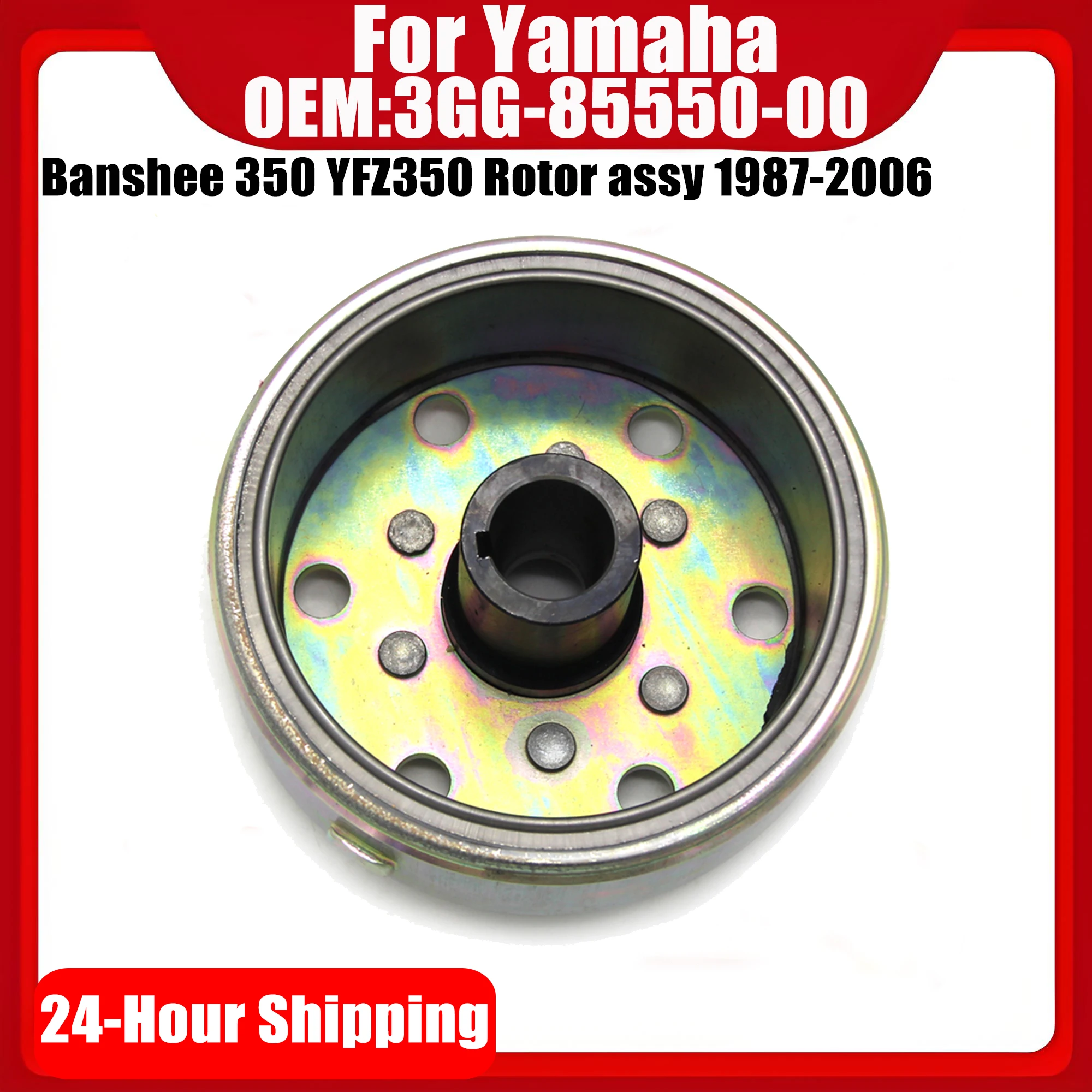 

3GG-85550-00 Magneto Rotor Flywheel Fit for Yamaha YFZ350 YFZ 350 Banshee 350 1987-2006