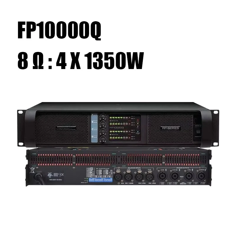 FP10000Q Four Channel 4*1350W Digital Power Amplifier and FP14000 Two Channel  2*2350W Digital Power Amplifier
