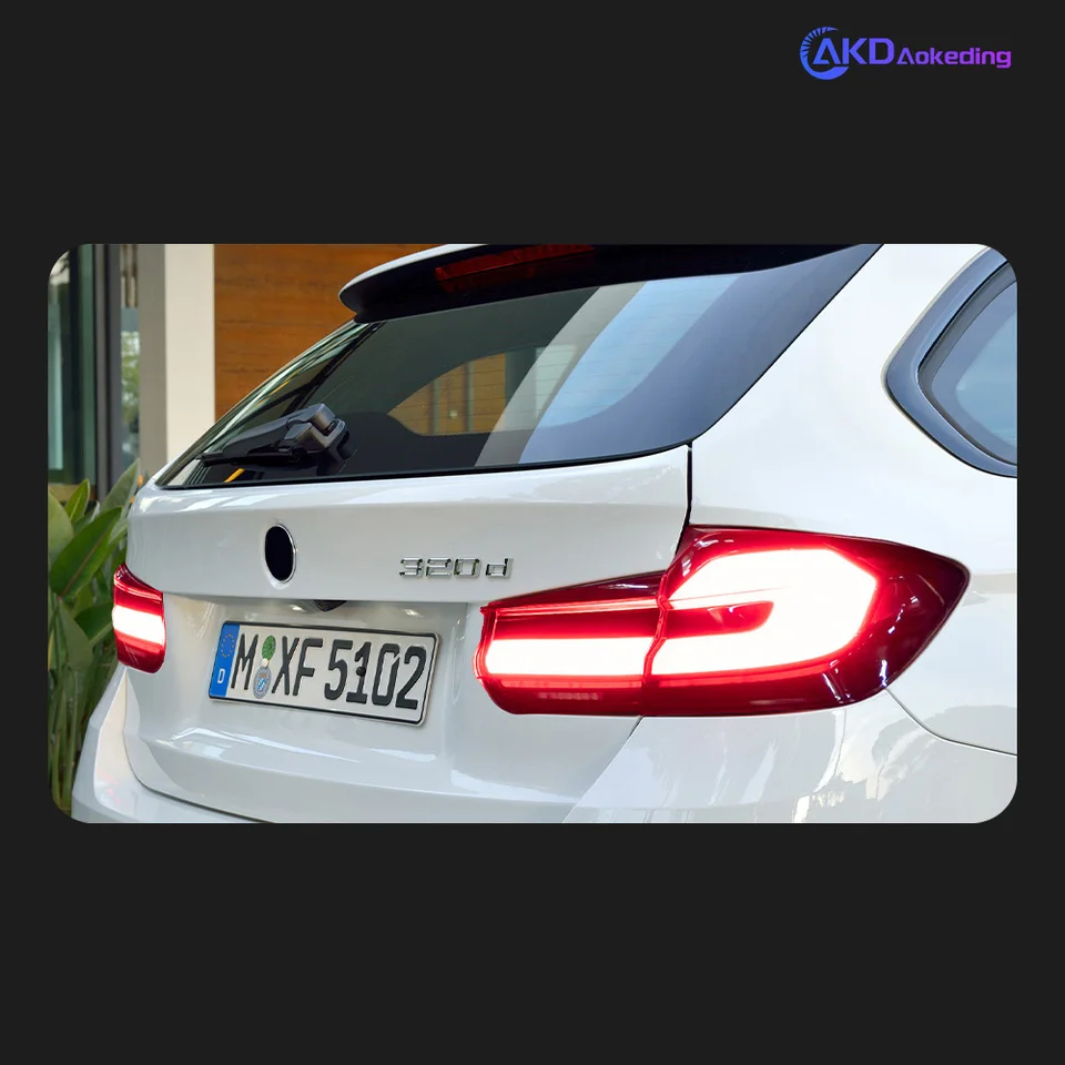 3D LEDテールライト,車の付属品,BMW 3シリーズ,Touring,320d,330d,Drl