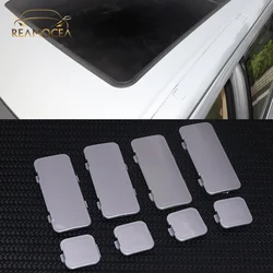 Reamocea 2Pcs Roof Rack Rail End Luggage Cover Shell Cap Replacement Fit For Toyota Highlander 2015-2016 2017 2018 2020 2021