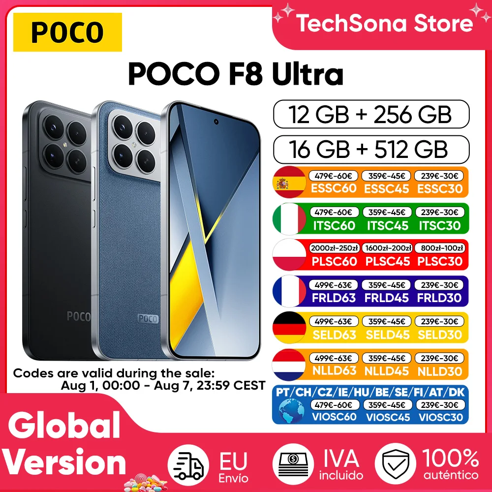 POCO F8 Ultra 5G Globale Version Smartphone Snapdragon ®   8 Elite Gen 5 6,9-Zoll AMOLED-Display mit Augenschutzfunktion, 100W HyperCharge, 6500mAh, NFC