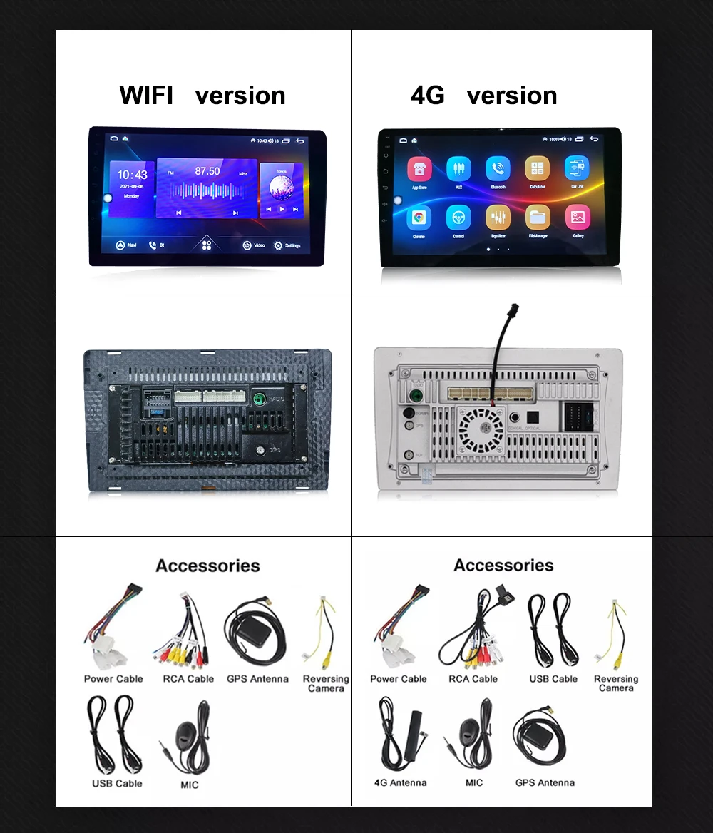 9inch Android Car Audio DVD Player For Toyota Avalon 2007-2010 WIFI GPS Radio Stereo BT Carplay 4G SWC DSP