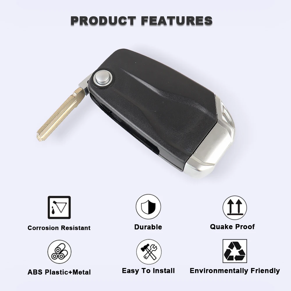 Motorcycle Remote Key Case Accessories For Ducati Multistrada 950 S MTS 1260 1260S 950S 2017 2018 2019 Fold Key Shell With Blade