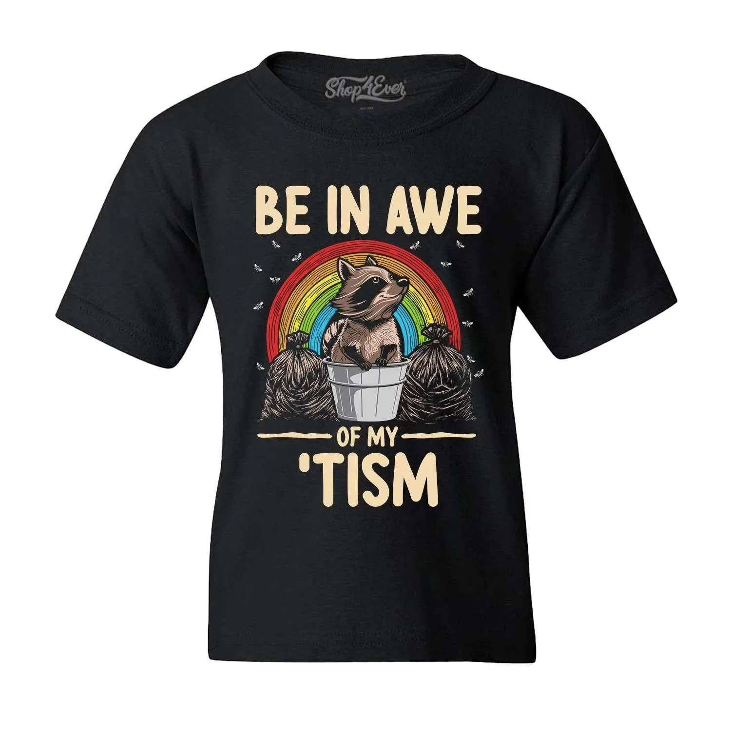 T-shirt pour jeunes garçons avec motif « Be in Awe of My 'Tism' » sur le thème de la sensibilisation à l'autisme