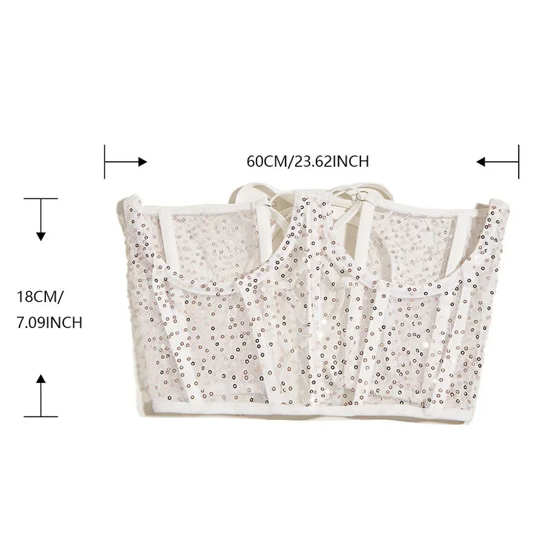 White Lace Girdle Elegant Fashion Lace Corset Dress Coat Luxury Design Brand Ladies Belt Elastic Sling Gothic Style New