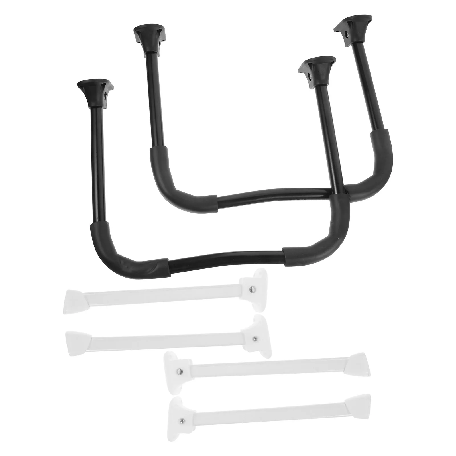 

1 set 1 Set U Shape Folding Table Legs Foldable Metal Furniture Legs For Coffee Table Desk Diy Bench Replacement Black