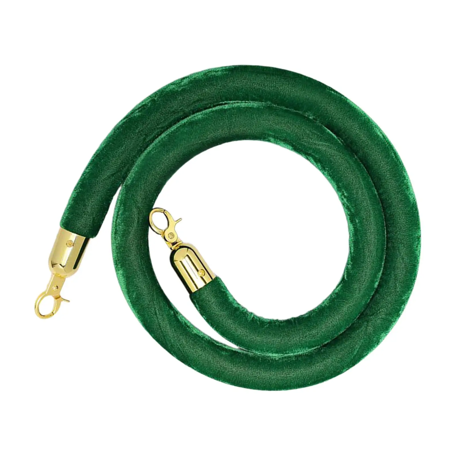 حبل حاجز للتحكم في الحشود مقاس 59 بوصة بديل متعدد الاستخدامات للمحفى المسرحية باللون الأخضر #1