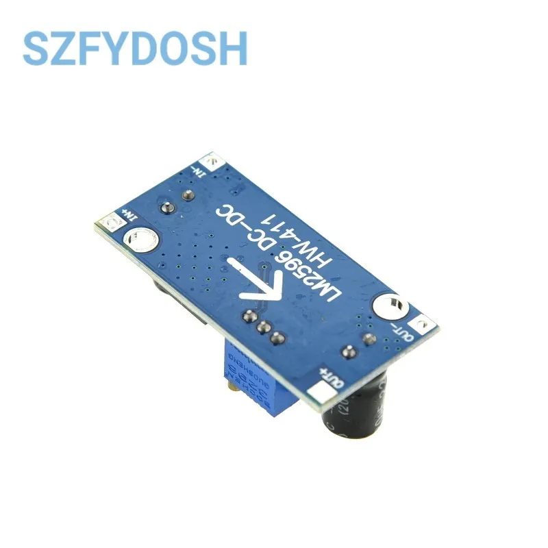 Módulo de fuente de alimentación reductor, regulador de voltaje, ajustable, LM2596s, DC-DC, 3A, 24V, 12V, 5V, 3V