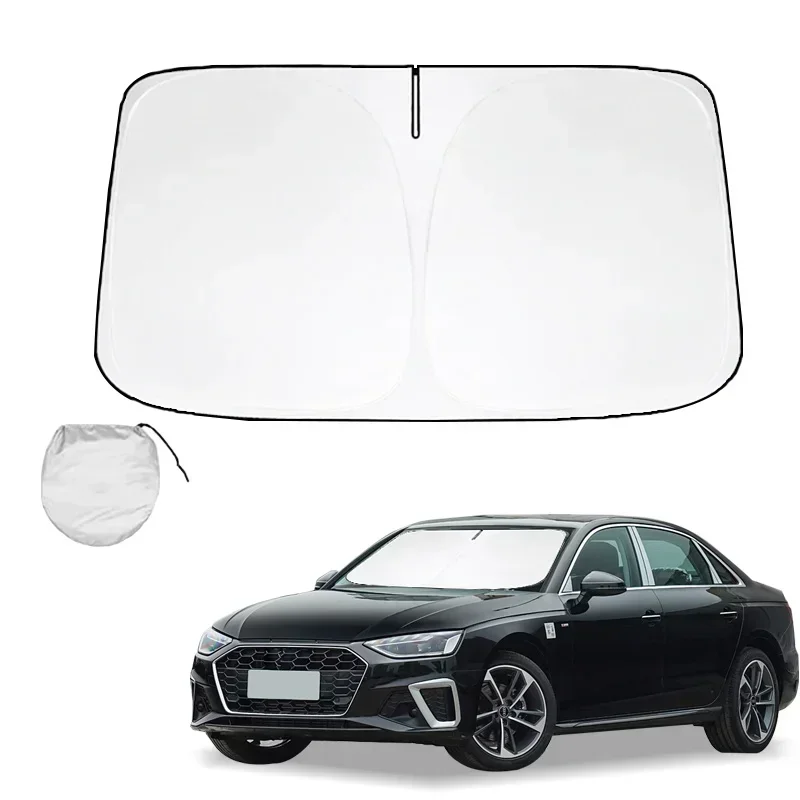 

Windshield Sunshade Folding Front Window Sun Shade Cover Heat Protection Visor For Audi A4 B8 B9118 2012 2013-2017 2018 2023