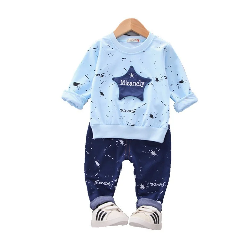 New Spring Autumn Children Boys Clothes Baby Girls Casual T-Shirt Pants 2Pcs/Sets Toddler Costume Kids Outfits Infant Tracksuits