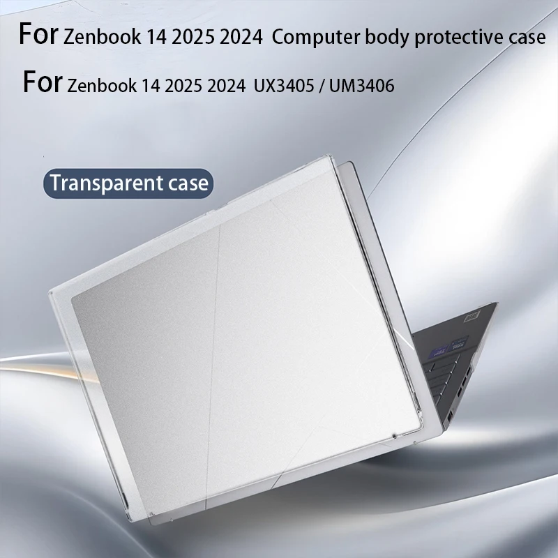 For ASUS Zenbook 14 OLED 2025 2024 body shell UX3405C/UM3406 notebook protective cover Q425M computer case anti-fall accessories