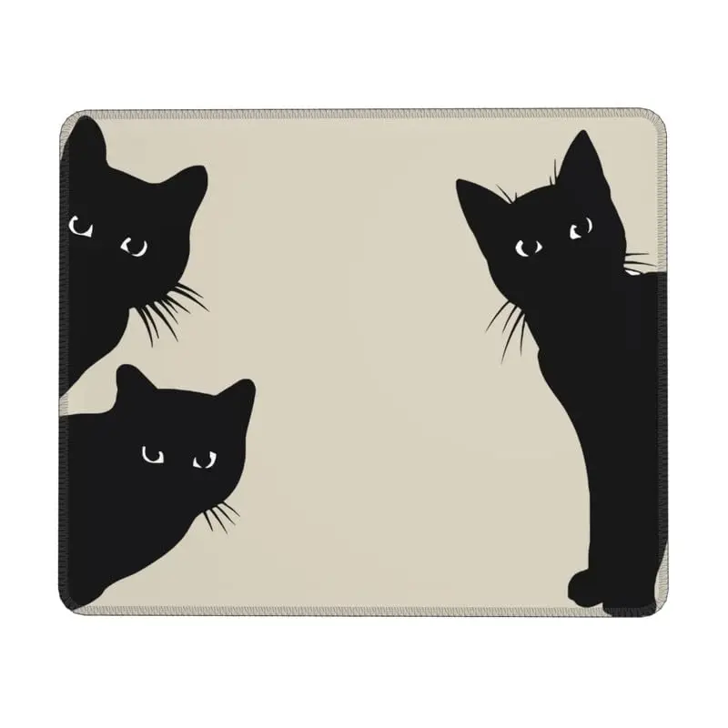 Hoge Kwaliteit Grappige Leuke Kat Afdrukken Gaming Muismat Gamer Muis Mat Toetsenbord Matten Bureau Pad Muismatten 22x18 cm Voor Computer