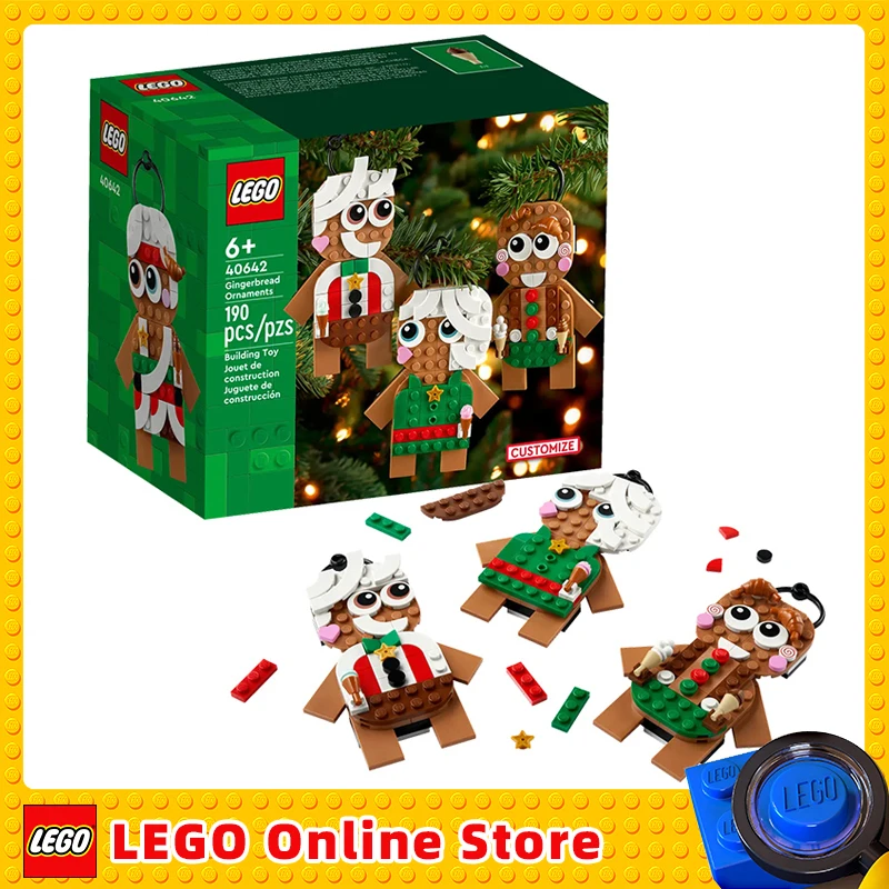 Lego 40642 Gingerbread Ornaments Building Set for Kids, Boys, and Girls Ages 6+ (190Pieces) for Children Kids Birthday Xmas Gift