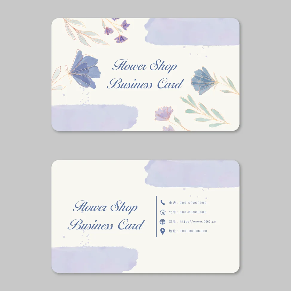 

500 customized logo double-sided full-color printing film waterproof business card thank-you card gift card