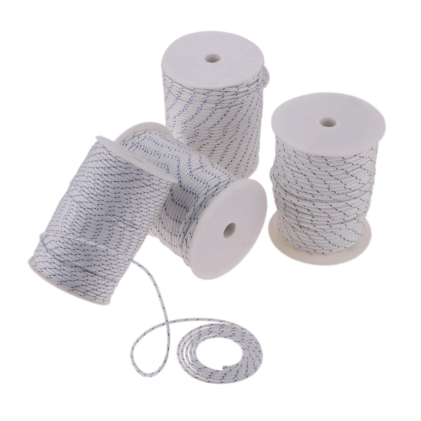 50/100M Nylon Recoil Starter Corda Pull Cord 3/3.5/4/5mm Diametro per Trimmer Edger Decespugliatore Tosaerba Motosega