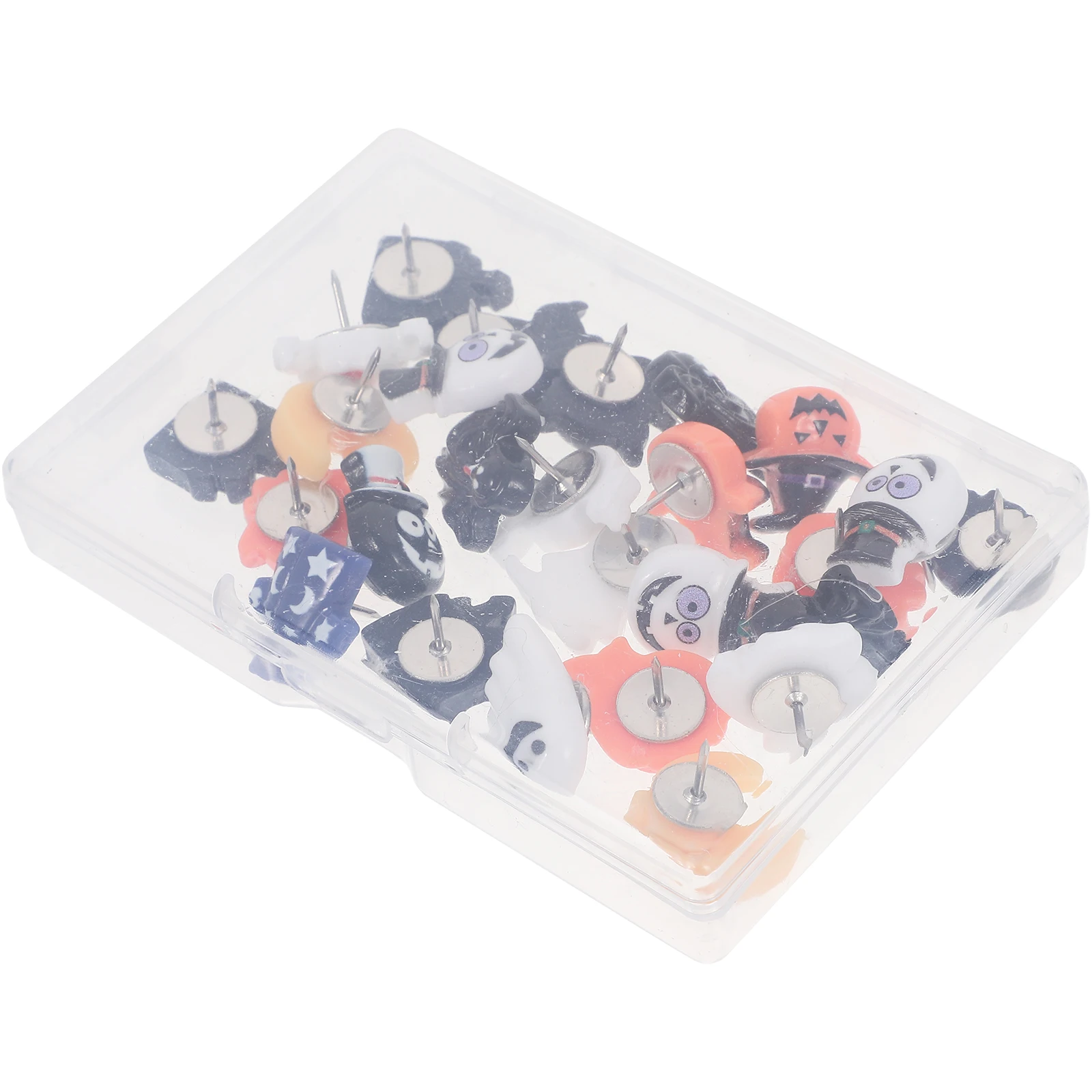 

Halloween Decorative Pushpins Thumb Tacks Photo Wall Pins Resin Reusable Soft Cork Board Travel Maps Calendars Reliable Pin Home