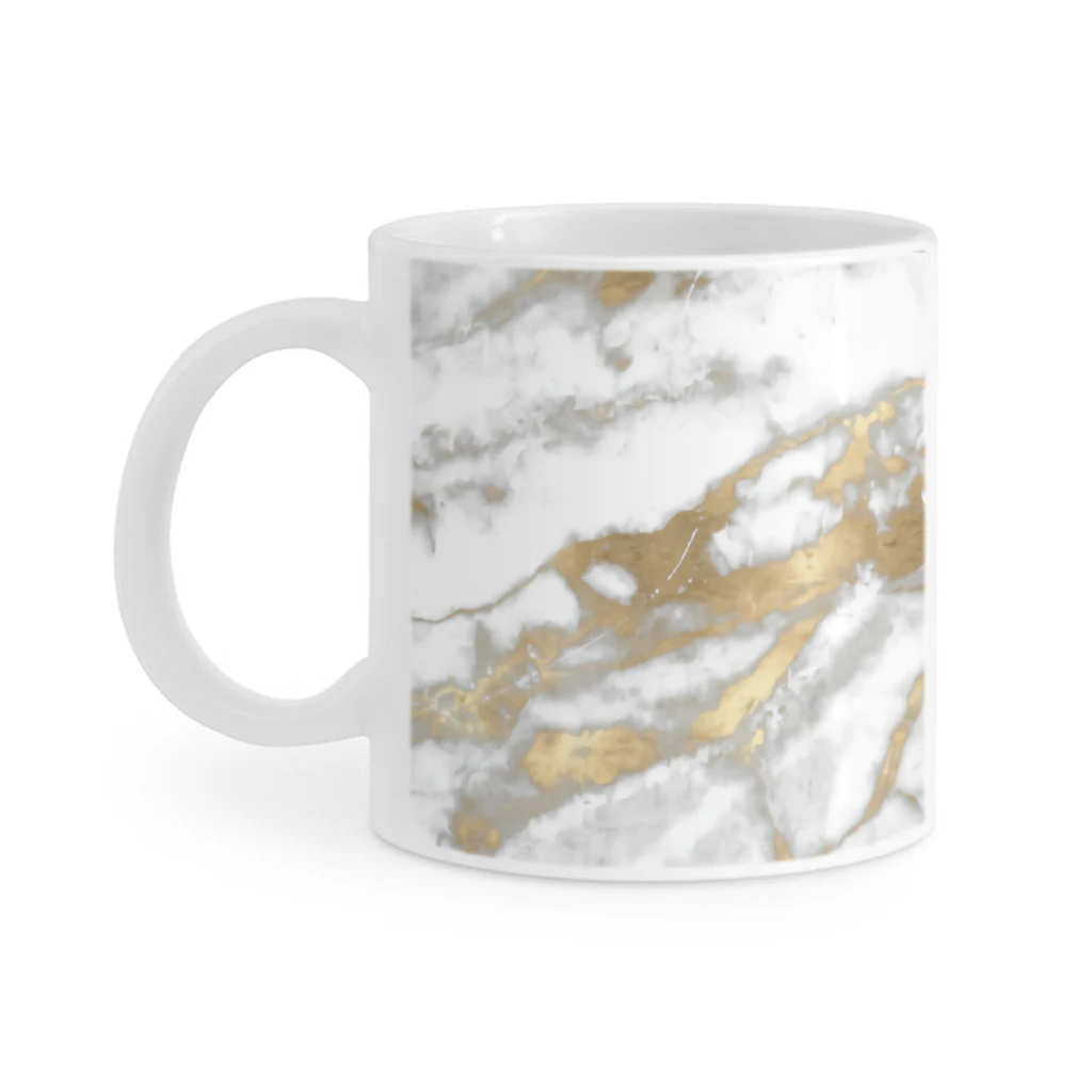 Abstract_white_gray_silver_gold Ceramics Coffee Mugs Tea Cup Milk Cups Gifts Drinkware Coffeeware