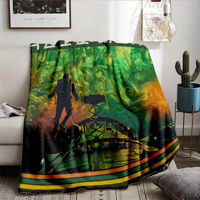 Project Hail Mary Space  Flannel Blanket, Grace Rocky Save Stars, Andy Weir Fan Gift, Sci-Fi Book Lover