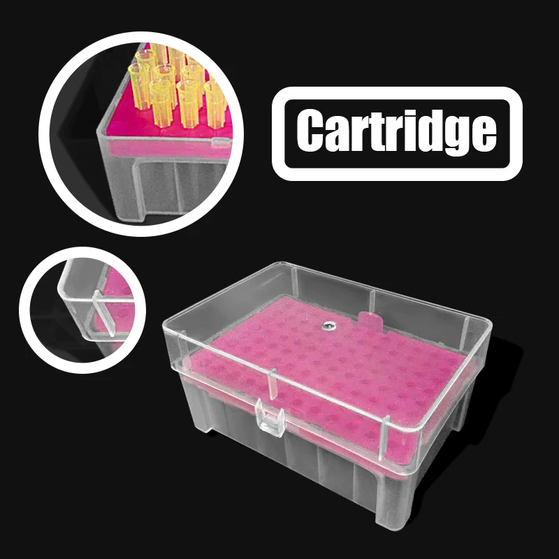 실험실 피펫 팁 박스, 마이크로 피펫, 플라스틱 피펫 박스, 96 개 위치, 거치대 박스, 200ul