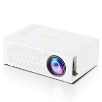 Portable mini projector, LED home theater, wired mobile phone connection, HD visual experience, suitable for entertainment