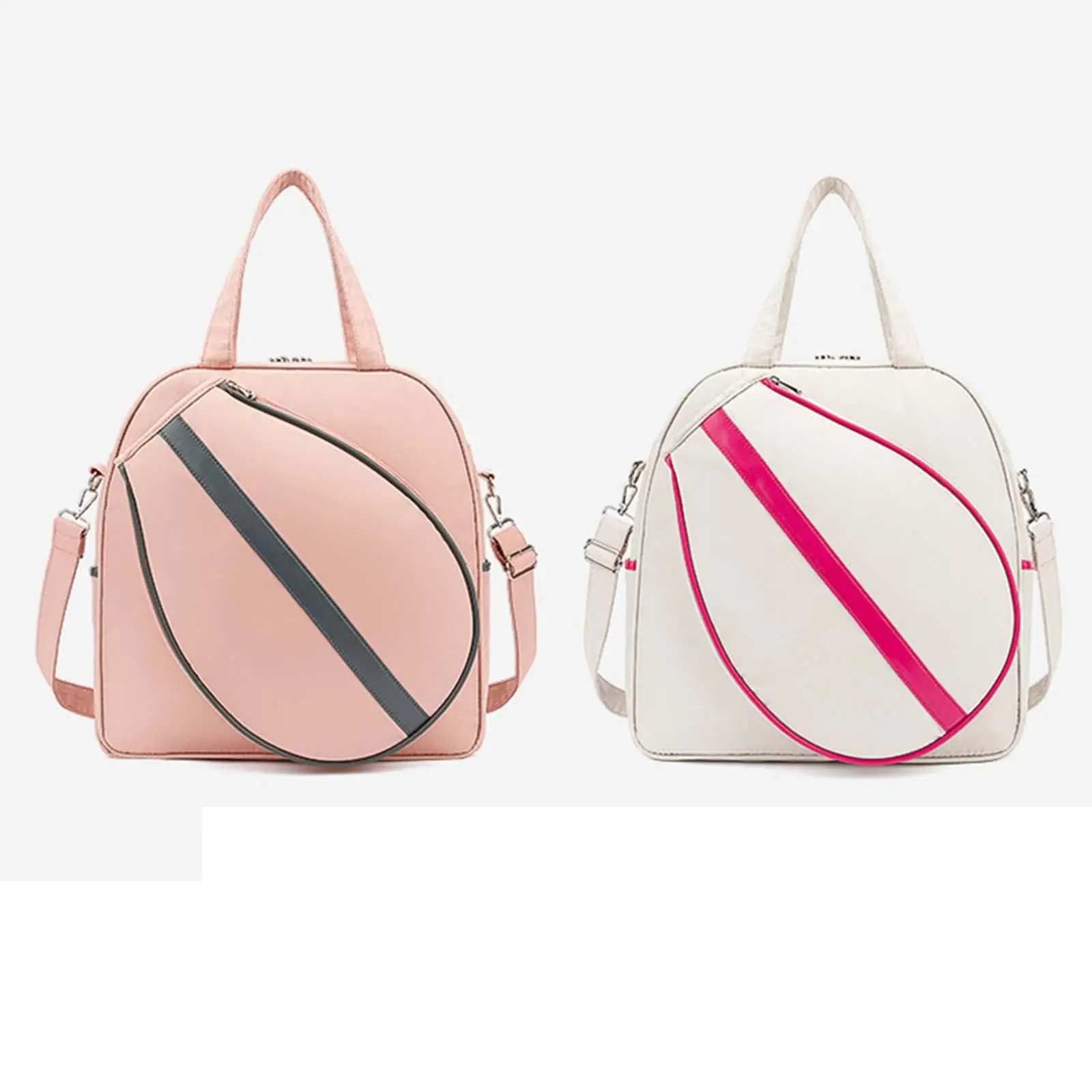 2023 New Tennis Handbag Portable Racquet Covers Sport Bag Tote Waterproof Tennis Racket Bag w/ Shoulder Bag Cover Strap Zipper