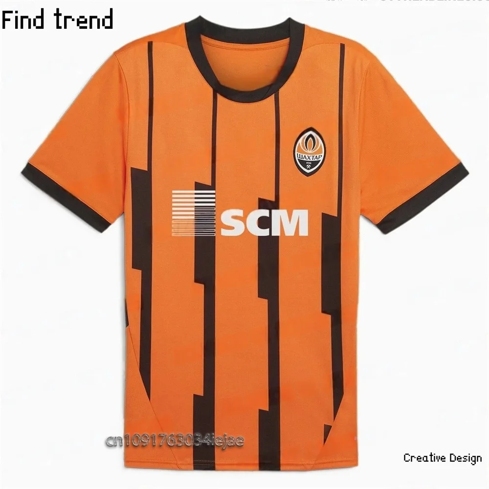 2024 Nieuwe Zomer Arriavl Shakhtar Donetsk Thuis/Uittenue Voetbal T-Shirt Voor Volwassenen/Kinderkleding Jongens Ademende