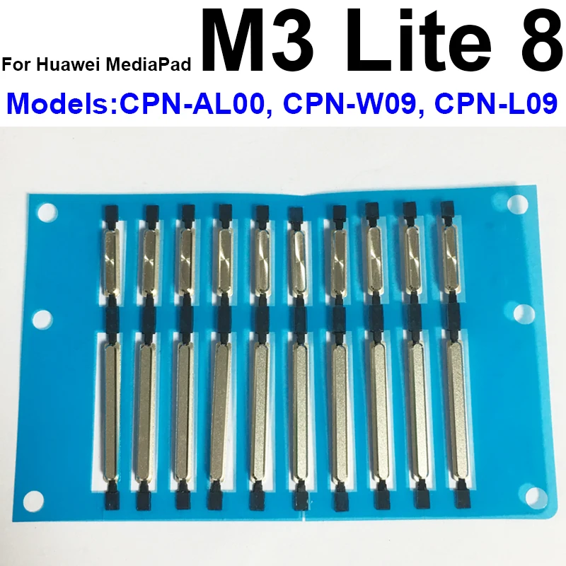 On OFF Power Volume  Side Button Key For Huawei MediaPad M3 Lite 8.0 CPN-AL00, CPN-W09, CPN-L09