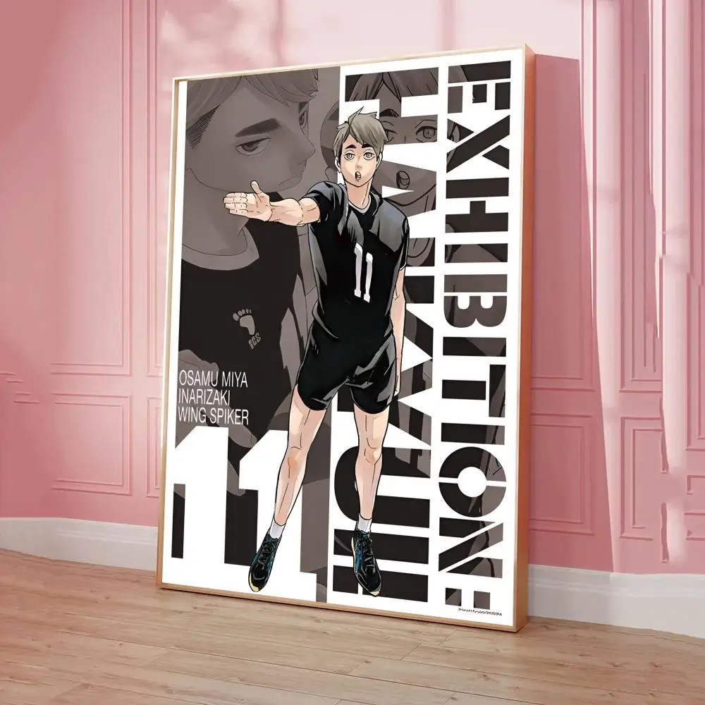 Japan Anime Haikyuu Poster Classic Vintage Poster HD Quality Wall Art Poster retrò per la decorazione della parete della stanza di casa