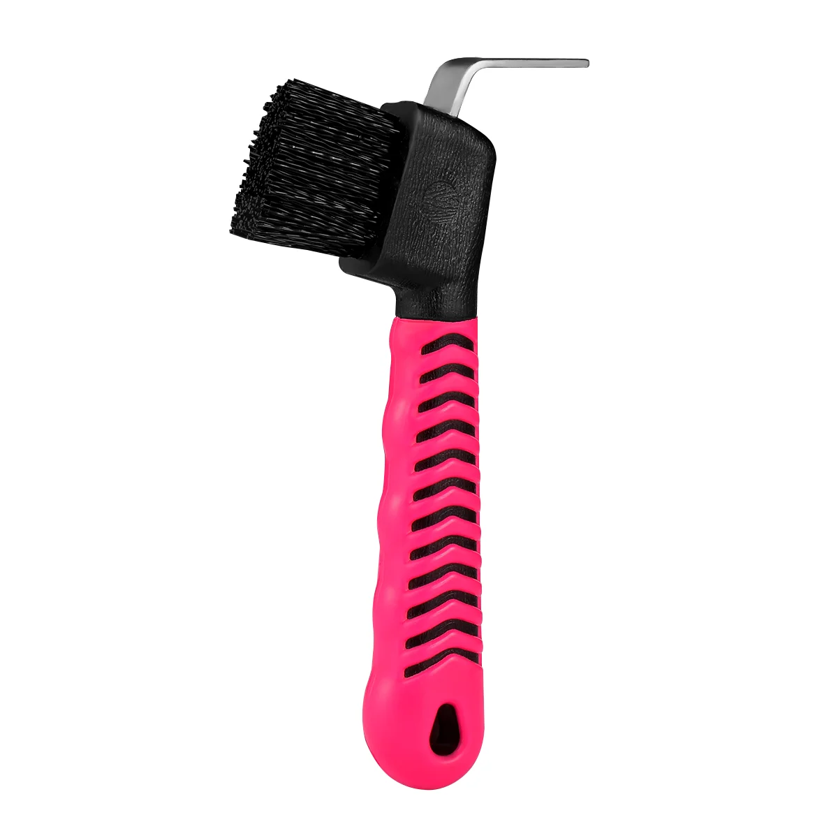 

POPETPOP Grip Hoof Pick Horse Care Product Durable Anti-slip Horse Hoof Hook with Brush Design for Horse Grooming (Random Color)