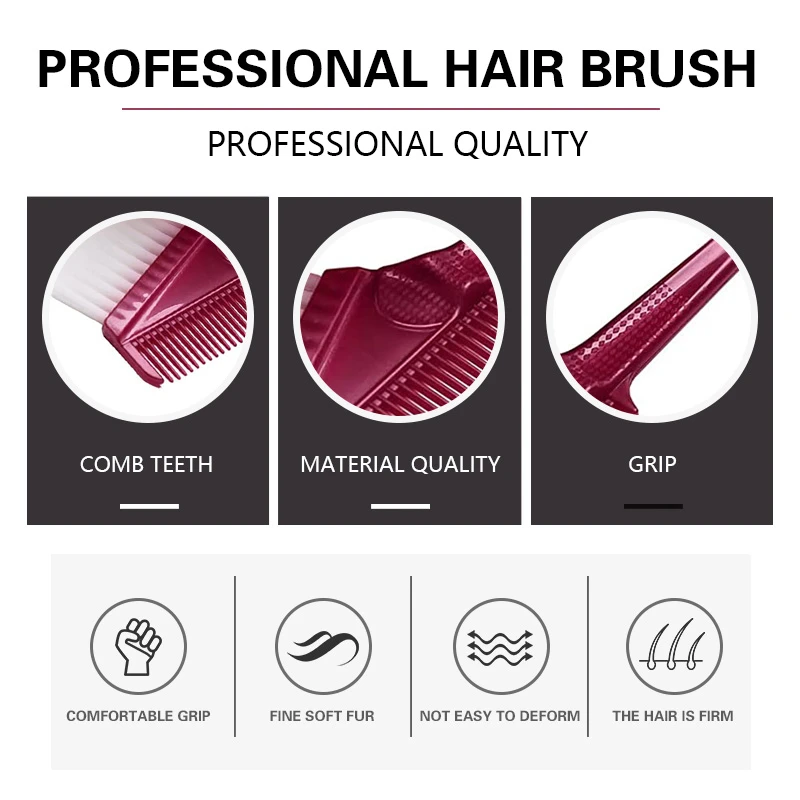 Professional Salon Hair Color Set Hairdresser Tint Coloring Mixing Bowl Comb Brush Barbershop Tint Hair Accessories Supplies