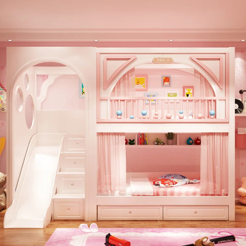 Dream Castle Tree House Bed Same Width Double Bunk Bedroom Arch Small Unit